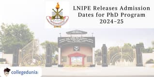 LNIPE Releases Admission Dates for PhD Program 2024-25; Register Before December 31